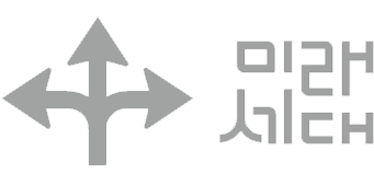 로고 조합 아이콘-세갈래길 화살표 미래세대대